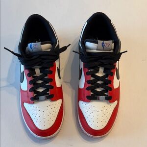 Nike Panda 75th Anniversary Dunks Red Black and White